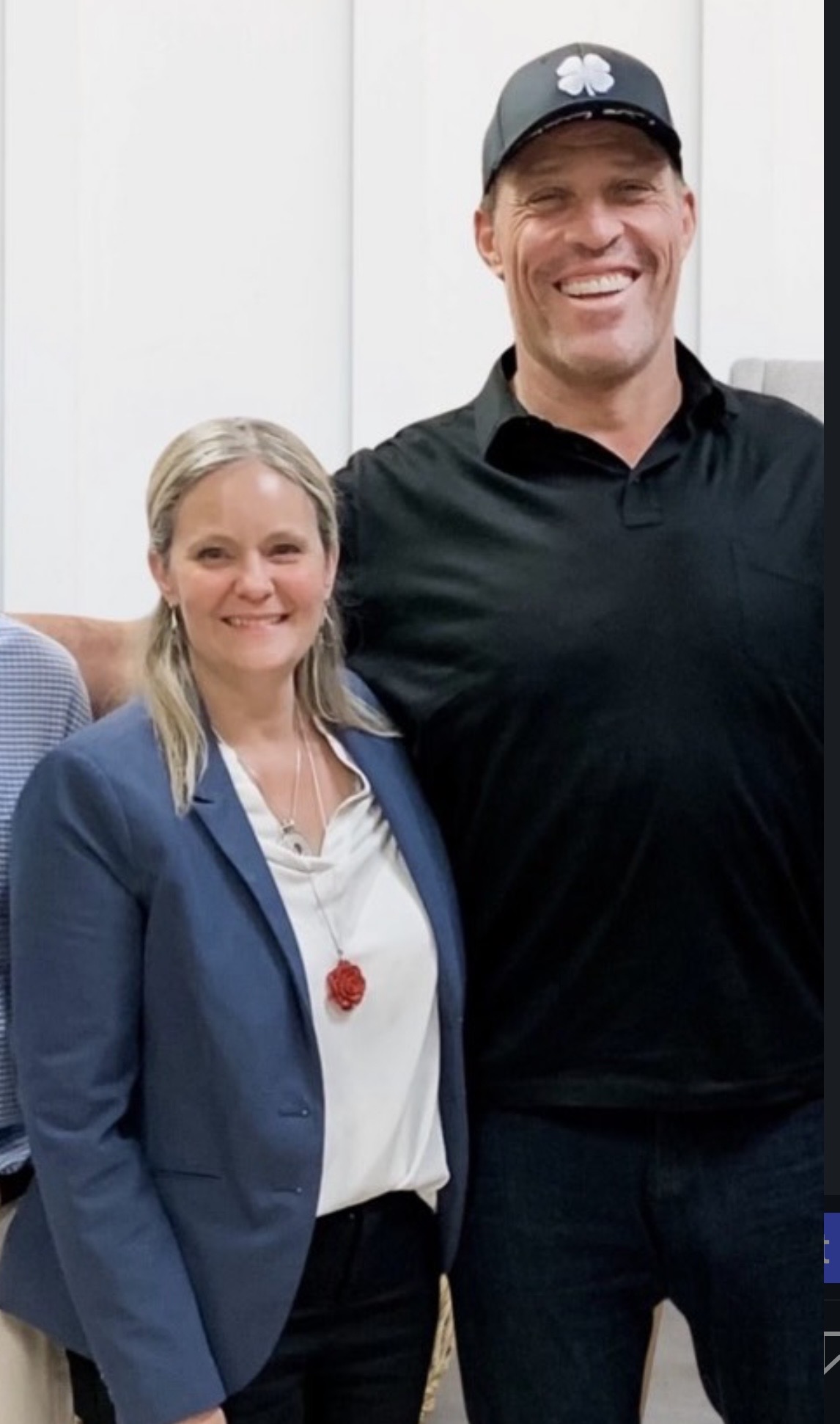 Dr. Amy with Tony Robbins